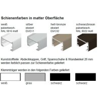 Fensterplissees 31.8 - VS2 blickdicht Vliesoptik in 5 Farben